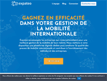 Tablet Screenshot of expateo.com